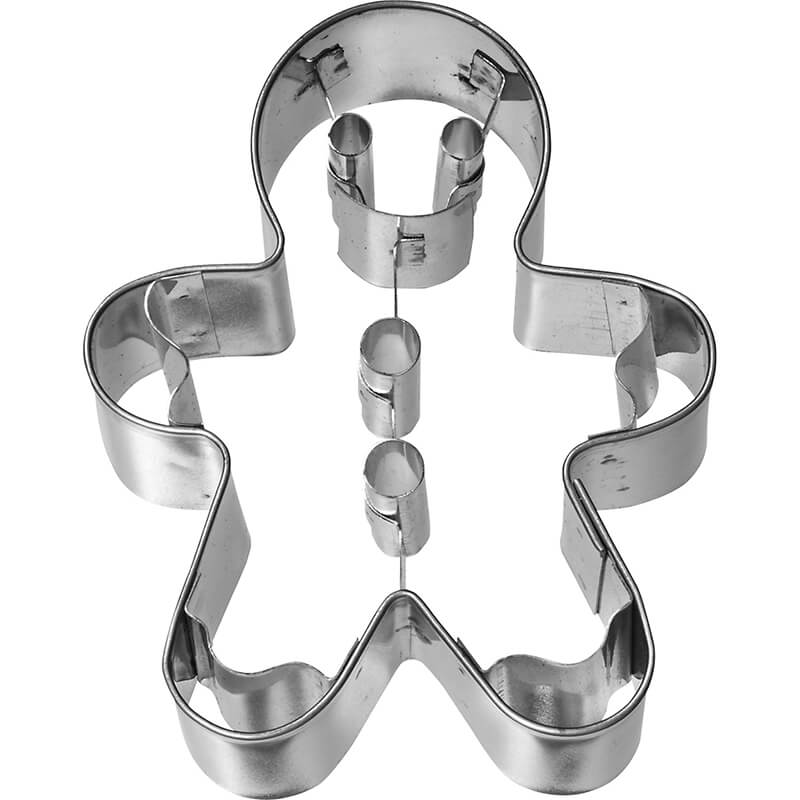 Ausstechform Gingerman mit Innenprägung 7,5 cm von Birkmann