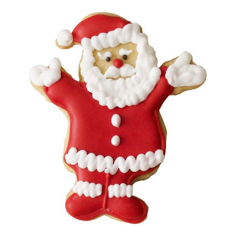 Ausstechform Santa Claus mit Innenprägung 8,5 cm von Birkmann weitere Ansicht Ausstechform Santa Claus mit Innenprägung 8,5 cm von Birkmann