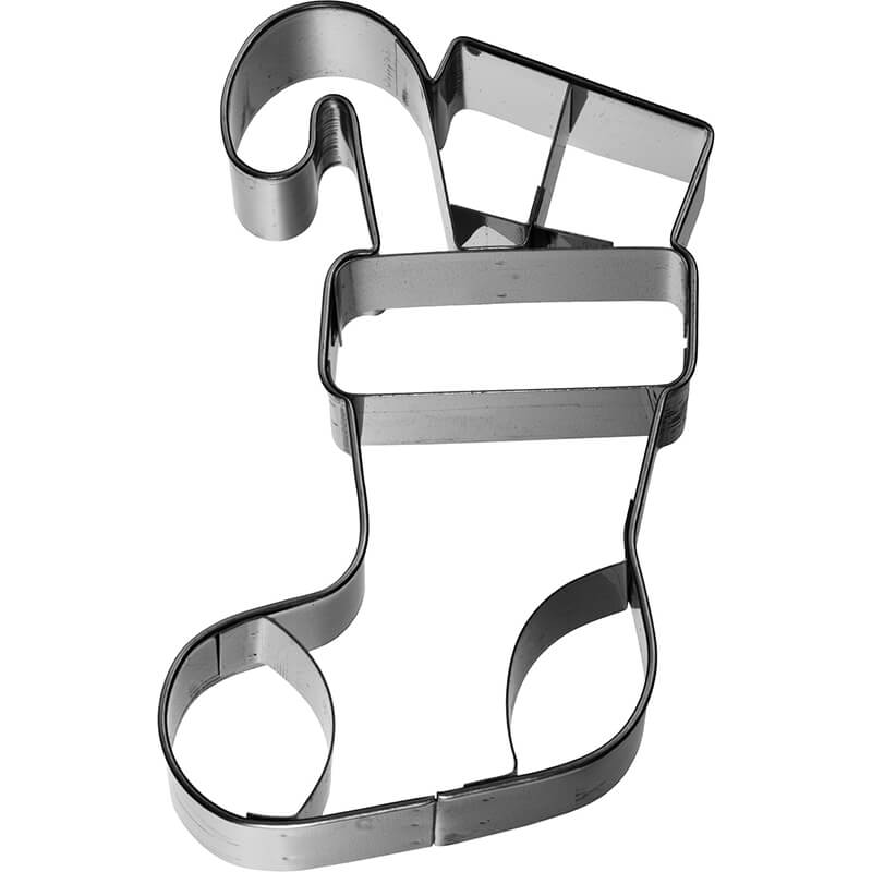 Ausstechform Weihnachtssocke mit Innenprägung 9 cm von Birkmann weitere Ansicht Ausstechform Weihnachtssocke mit Innenprägung 9 cm von Birkmann