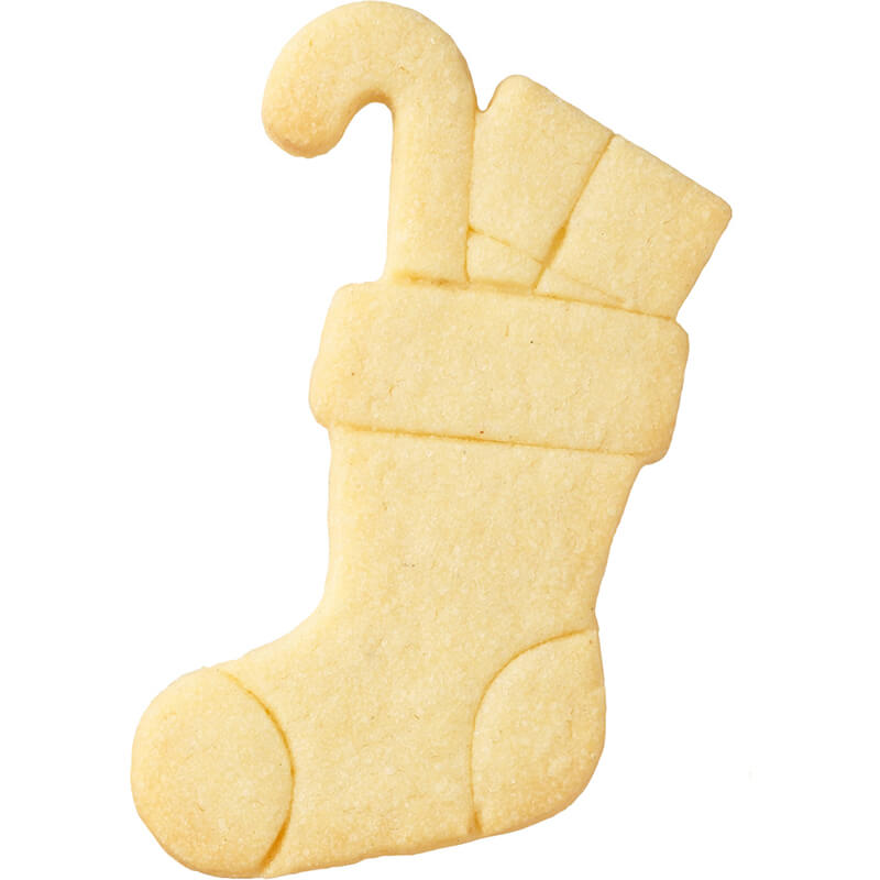 Ausstechform Weihnachtssocke mit Innenprägung 9 cm von Birkmann weitere Ansicht Ausstechform Weihnachtssocke mit Innenprägung 9 cm von Birkmann