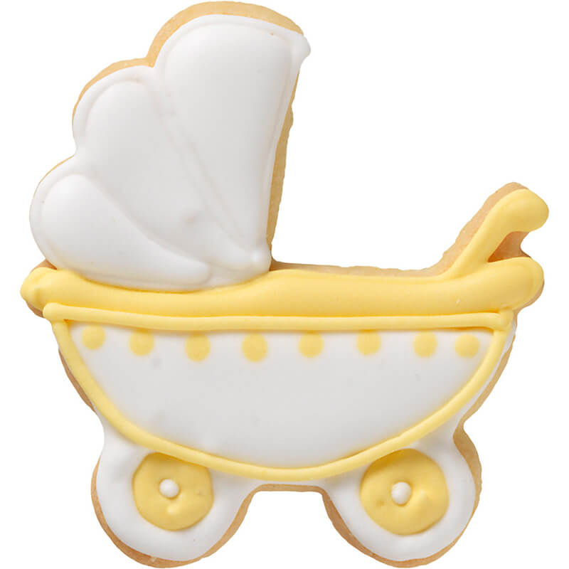 Ausstechform Kinderwagen mit Innenprägung, 7,5 cm von Birkmann weitere Ansicht Ausstechform Kinderwagen mit Innenprägung, 7,5 cm von Birkmann