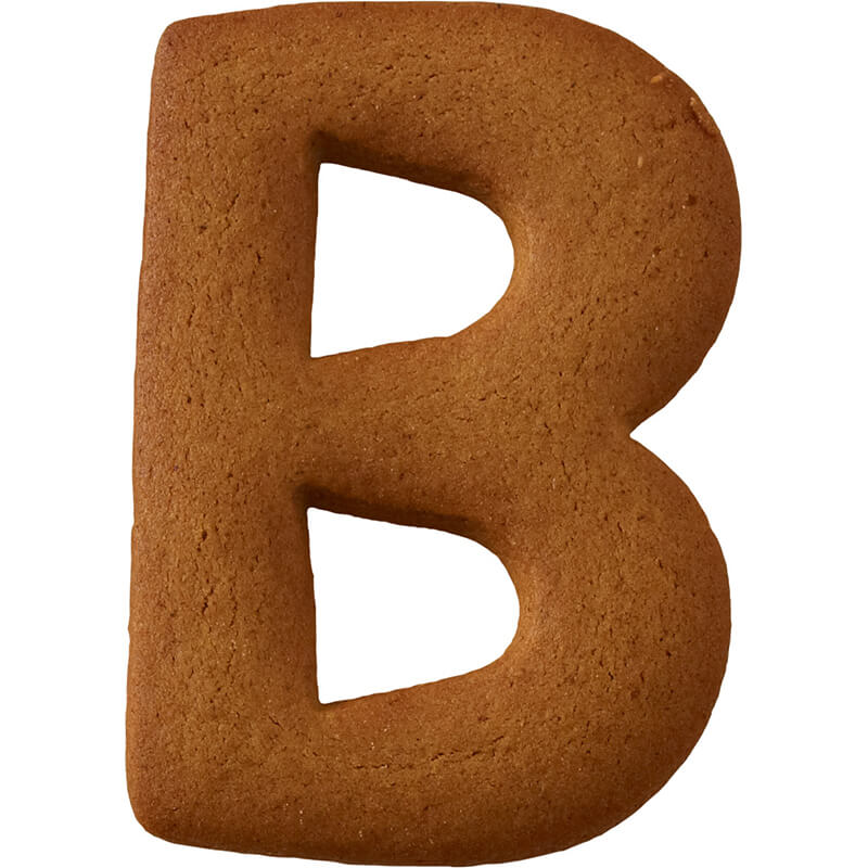 Ausstechform Buchstabe B aus Edelstahl 6 cm von Birkmann