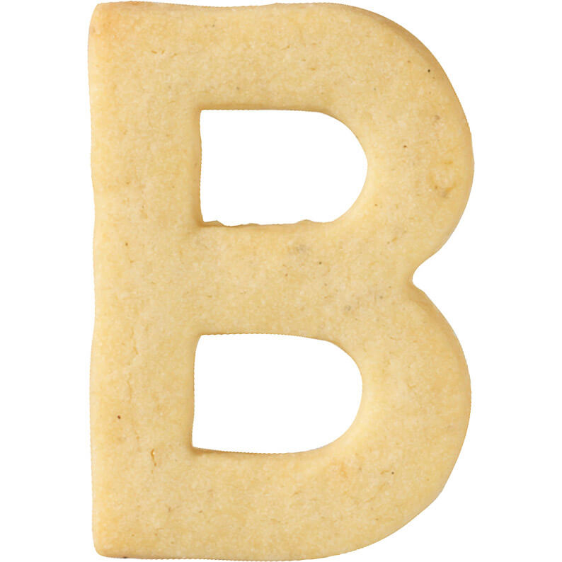 Ausstechform Buchstabe B aus Edelstahl 6 cm von Birkmann