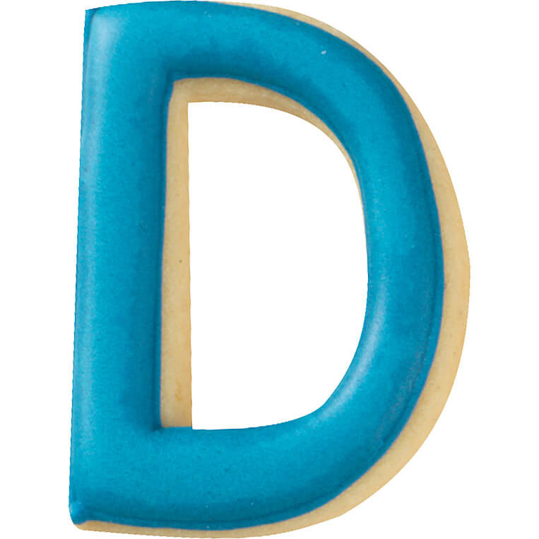Ausstechform Buchstabe D aus Edelstahl 6 cm von Birkmann weitere Ansicht Ausstechform Buchstabe D aus Edelstahl 6 cm von Birkmann