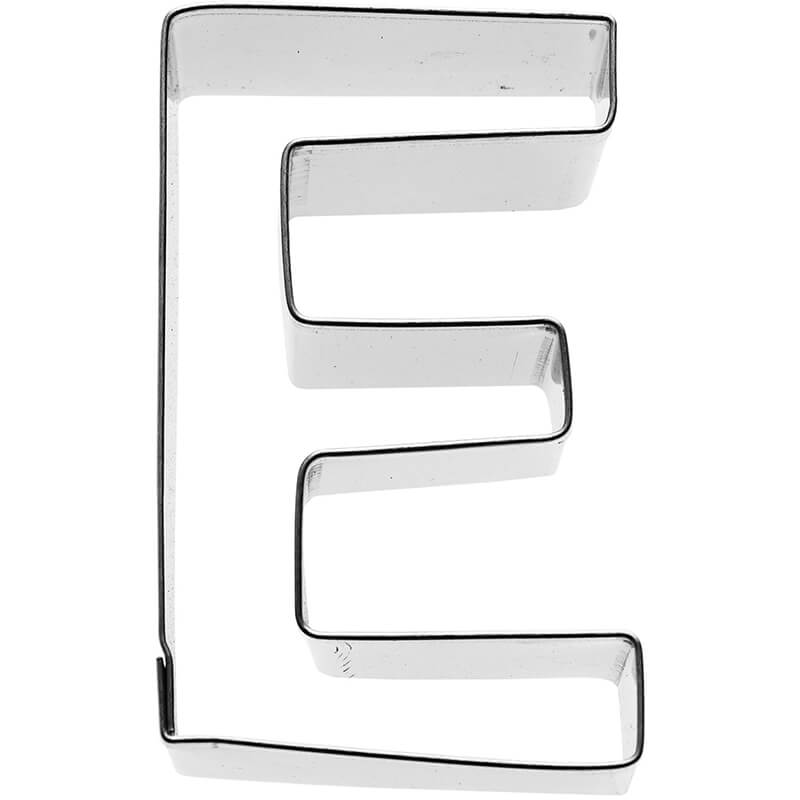 Ausstechform Buchstabe E aus Edelstahl 6 cm von Birkmann weitere Ansicht Ausstechform Buchstabe E aus Edelstahl 6 cm von Birkmann