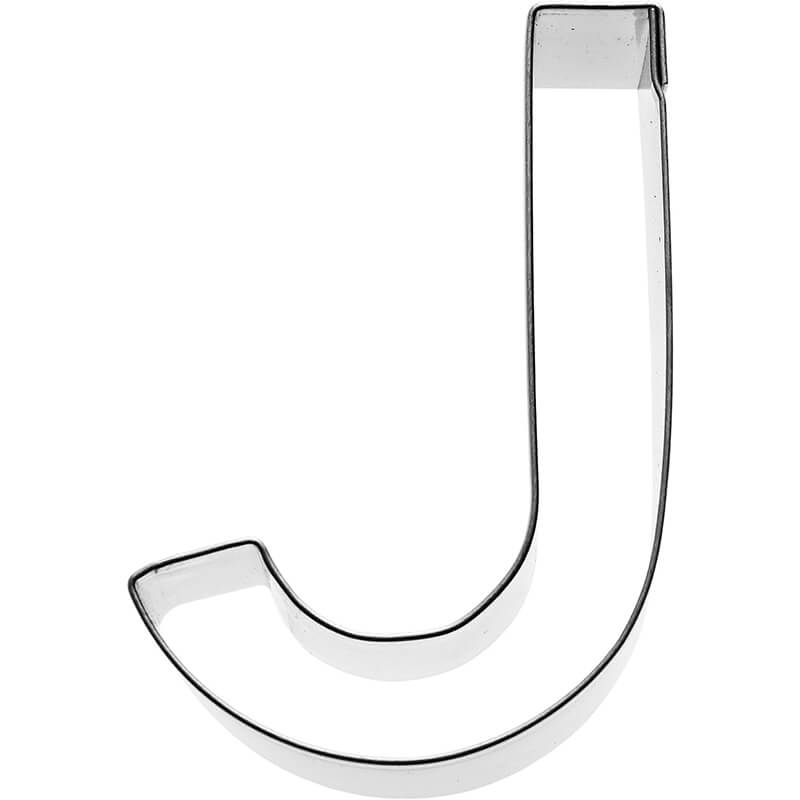 Ausstechform Buchstabe J aus Edelstahl 6 cm von Birkmann weitere Ansicht Ausstechform Buchstabe J aus Edelstahl 6 cm von Birkmann