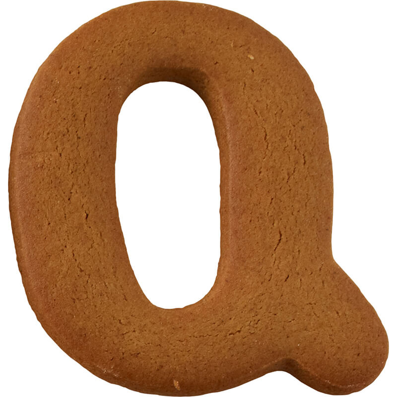 Ausstechform Buchstabe Q aus Edelstahl 6 cm von Birkmann weitere Ansicht Ausstechform Buchstabe Q aus Edelstahl 6 cm von Birkmann