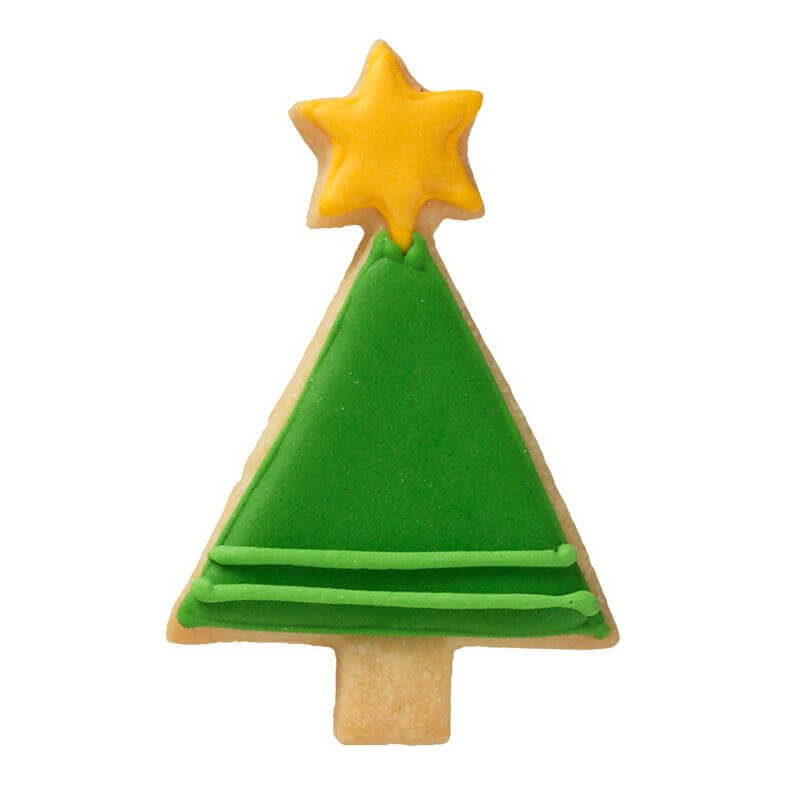 Ausstechform Weihnachtsbaum geometrisch 7,5 cm von Birkmann