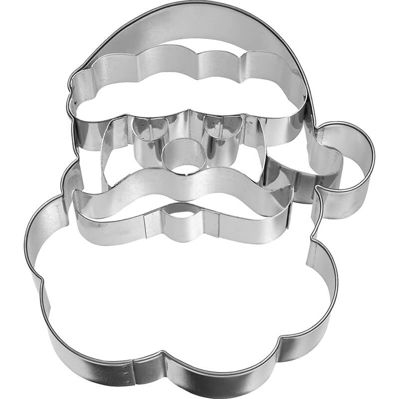 Ausstechform Weihnachtsmann-Gesicht mit Innenprägung 10,4 cm von Birkmann weitere Ansicht Ausstechform Weihnachtsmann-Gesicht mit Innenprägung 10,4 cm von Birkmann