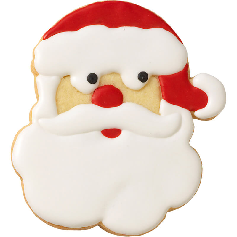Ausstechform Weihnachtsmann-Gesicht mit Innenprägung 10,4 cm von Birkmann weitere Ansicht Ausstechform Weihnachtsmann-Gesicht mit Innenprägung 10,4 cm von Birkmann