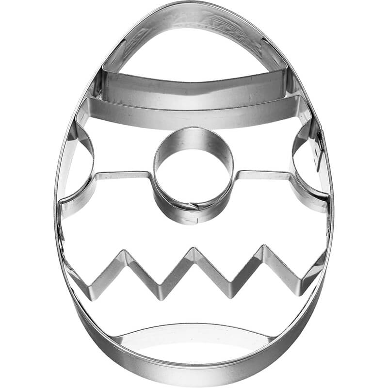 Ausstechform Ei 2 mit Innenprägung, 8 cm von Birkmann weitere Ansicht Ausstechform Ei 2 mit Innenprägung, 8 cm von Birkmann