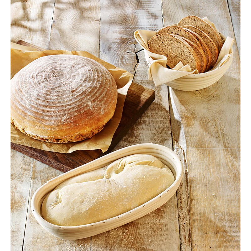 Gärkörbchen rund für Brote bis 1000 g, klein Ø 20 cm, Höhe 8,5 cm von Birkmann
