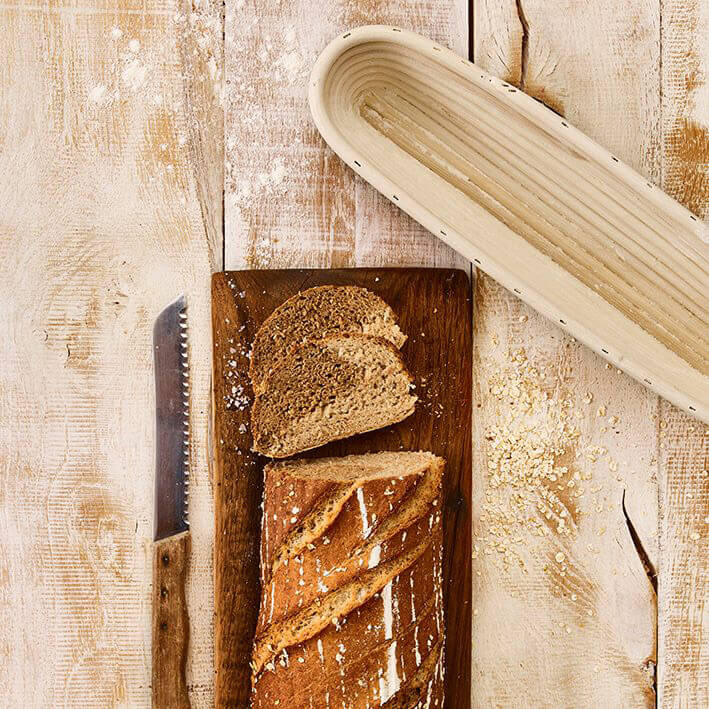 Gärkörbchen Baguette für Brote bis 750 g, 38 x 9,5 cm, Höhe 8 cm, von Birkmann weitere Ansicht Gärkörbchen Baguette für Brote bis 750 g, 38 x 9,5 cm, Höhe 8 cm, von Birkmann