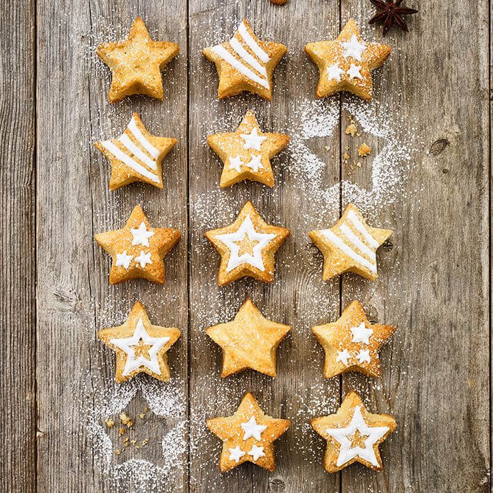 Mini-Cakes Stars klein - 15-fach aus Silikon, Ø 4 cm von Birkmann weitere Ansicht Mini-Cakes Stars klein - 15-fach aus Silikon, Ø 4 cm von Birkmann