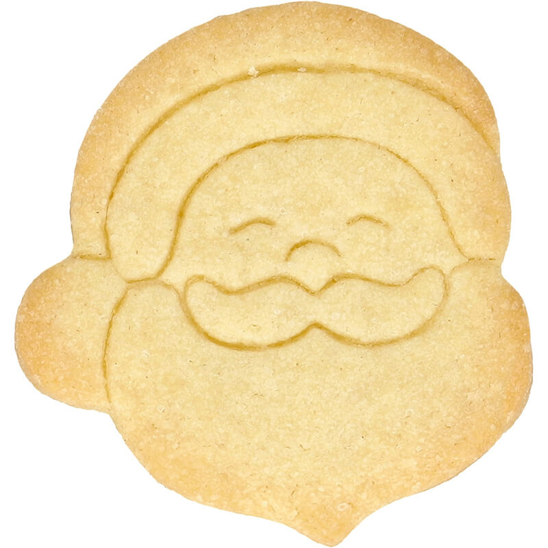 Ausstechform Weihnachtsmann Kopf mit Innenprägung 6 cm von Birkmann weitere Ansicht Ausstechform Weihnachtsmann Kopf mit Innenprägung 6 cm von Birkmann