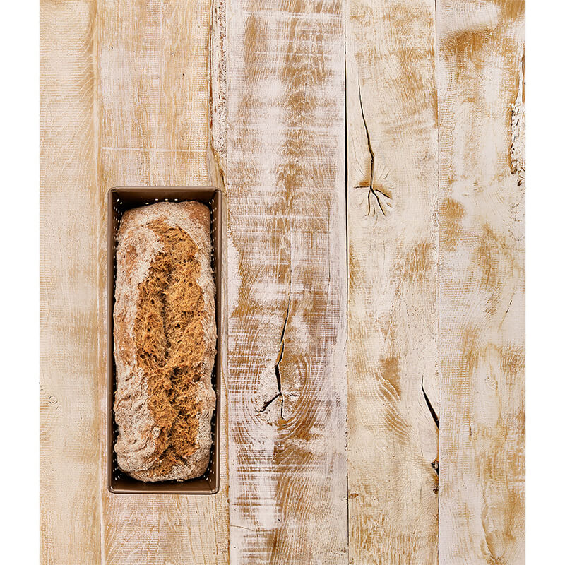 Brotbackform Laib und Seele perforiert mit Antihaftbeschichtung Höhe 7,5 cm, 30 cm