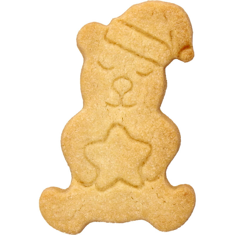 Ausstechform Weihnachtsteddybär mit Stern & Innenprägung 7 cm von Birkmann weitere Ansicht Ausstechform Weihnachtsteddybär mit Stern & Innenprägung 7 cm von Birkmann