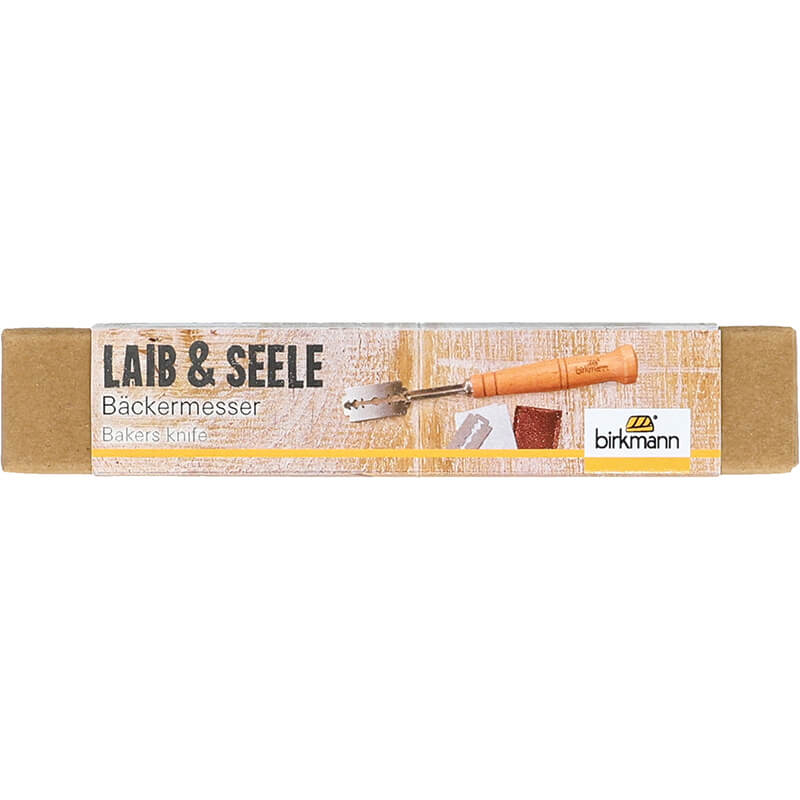 Bäckermesser Laib & Seele mit Holzgriff 19 cm von Birkmann weitere Ansicht Bäckermesser Laib & Seele mit Holzgriff 19 cm von Birkmann