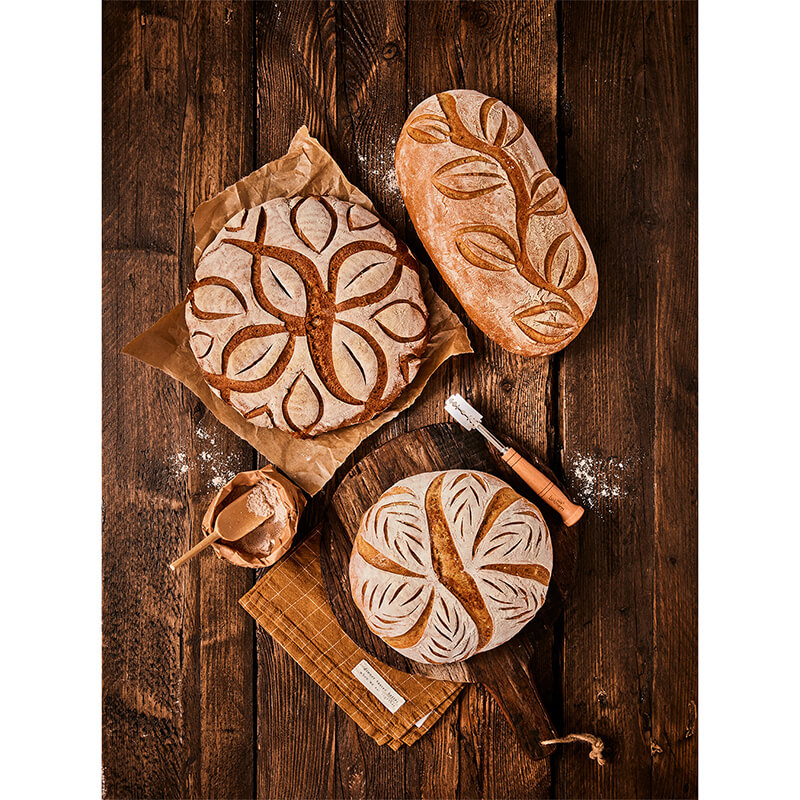 Bäckermesser Laib & Seele mit Holzgriff 19 cm von Birkmann