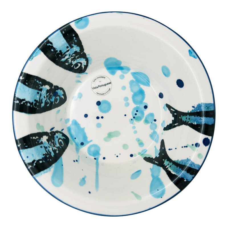 Keramik Schale Sardine, Ø 21,5 cm von Vista Portuguese weitere Ansicht Keramik Schale Sardine, Ø 21,5 cm von Vista Portuguese