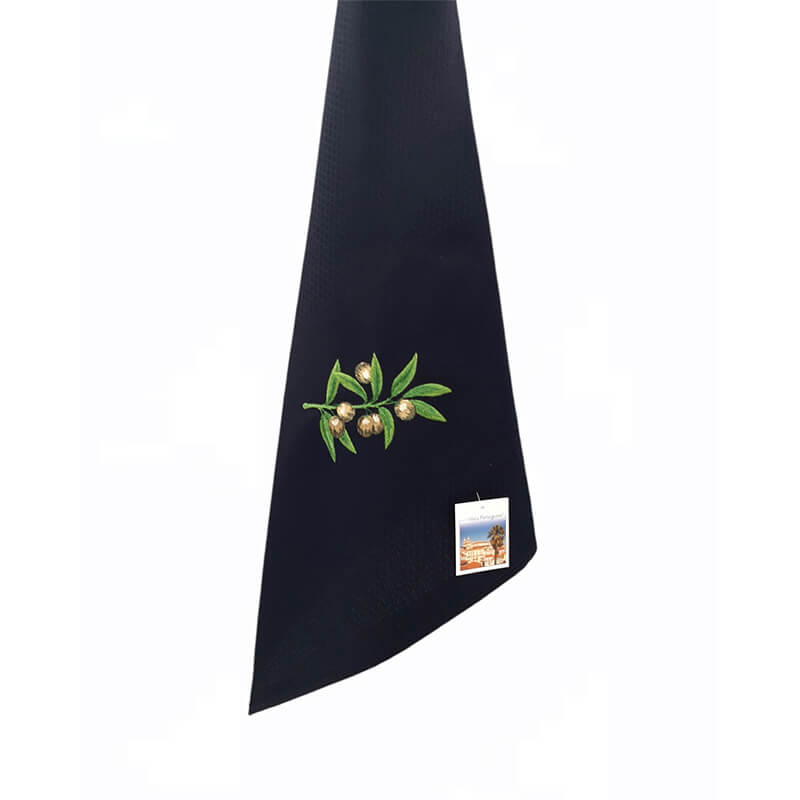 Geschirrtuch Olive schwarz aus Baumwolle, 50 x 70 cm von Vista Portuguese weitere Ansicht Geschirrtuch Olive schwarz aus Baumwolle, 50 x 70 cm von Vista Portuguese