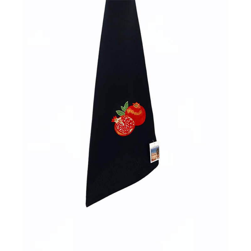Geschirrtuch Granatapfel schwarz aus Baumwolle, 50 x 70 cm von Vista Portuguese weitere Ansicht Geschirrtuch Granatapfel schwarz aus Baumwolle, 50 x 70 cm von Vista Portuguese