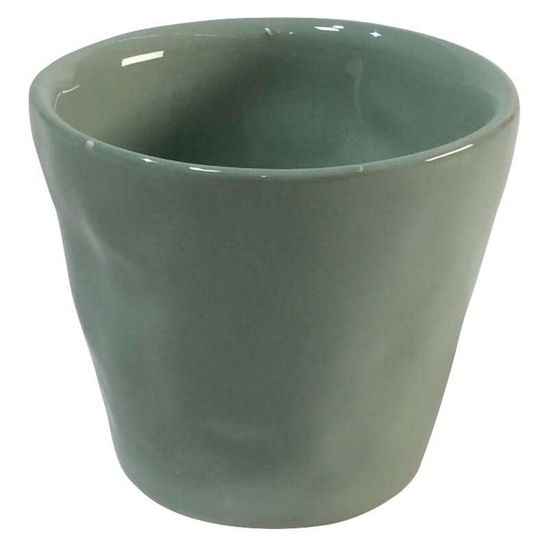 Kaffeetasse Nature aus Keramik Höhe 7 cm, Ø 7 cm in olivgrün von Vista Portuguese weitere Ansicht Kaffeetasse Nature aus Keramik Höhe 7 cm, Ø 7 cm in olivgrün von Vista Portuguese