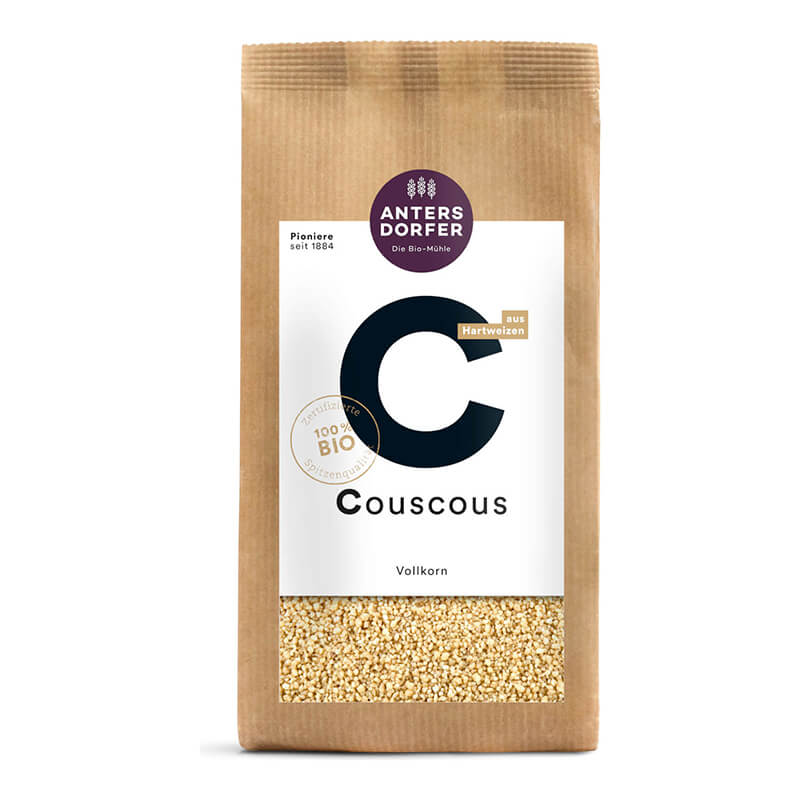 Bio Couscous von Antersdorfer Mühle, 500 g weitere Ansicht Bio Couscous von Antersdorfer Mühle, 500 g