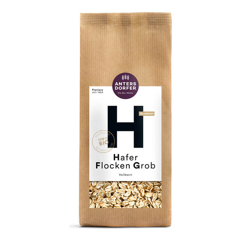 Bio Hafer Flocken Grob von Antersdorfer Mühle, 500 g