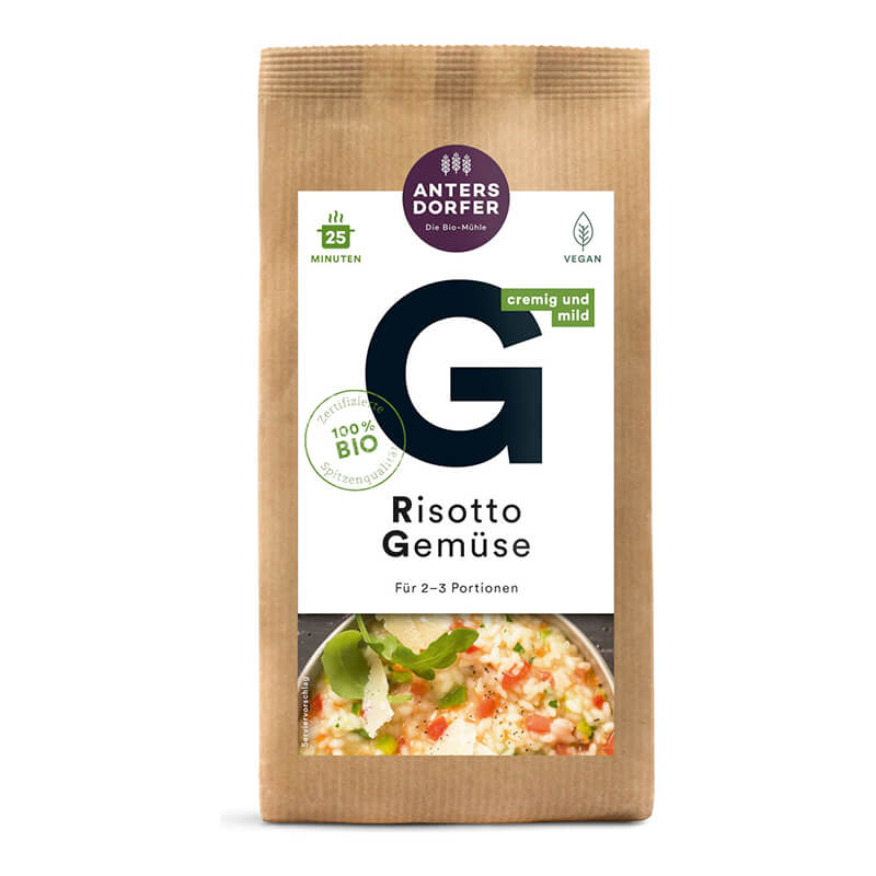 Bio Risotto Gemüse von Antersdorfer Mühle, 150 g weitere Ansicht Bio Risotto Gemüse von Antersdorfer Mühle, 150 g