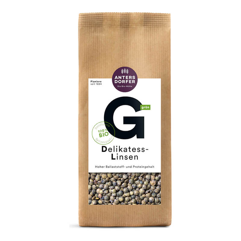 Bio Delikatess Linsen von Antersdorfer Mühle, 500 g weitere Ansicht Bio Delikatess Linsen von Antersdorfer Mühle, 500 g