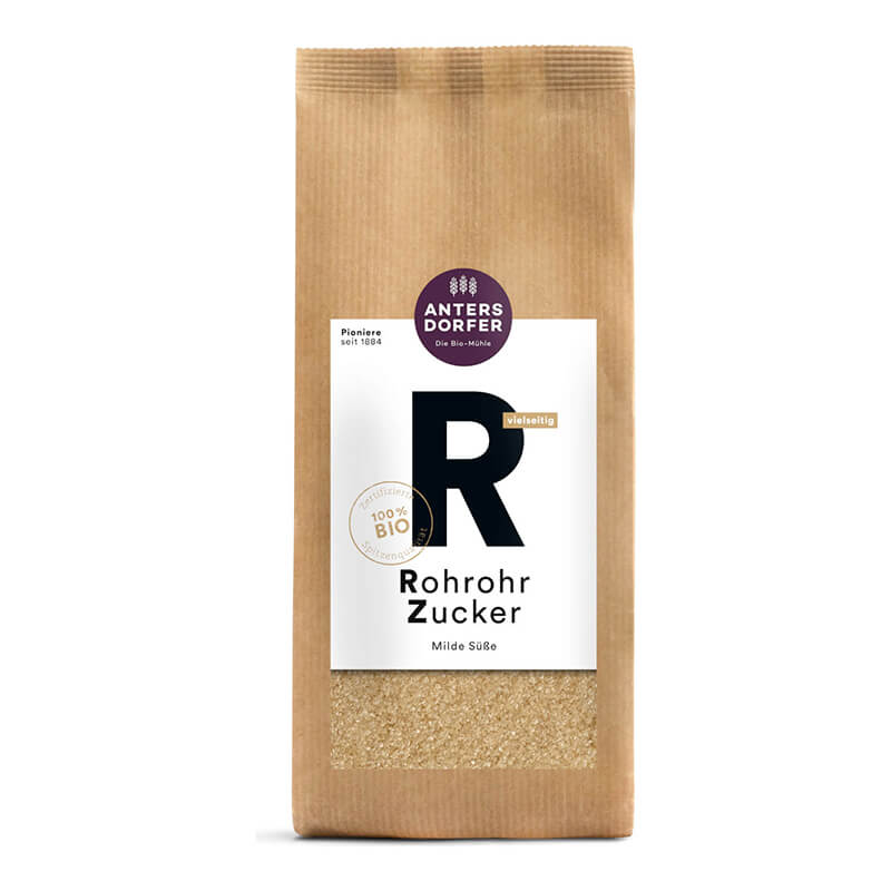 Bio Rohrohrzucker von Antersdorfer Mühle, 1 kg weitere Ansicht Bio Rohrohrzucker von Antersdorfer Mühle, 1 kg