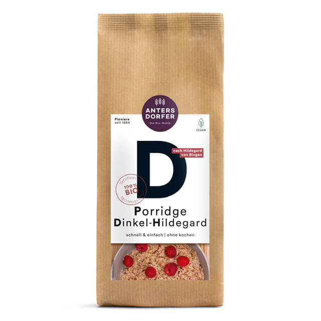 Porridge Dinkel-Hildegard von Antersdorfer Mühle, 500 g weitere Ansicht Porridge Dinkel-Hildegard von Antersdorfer Mühle, 500 g