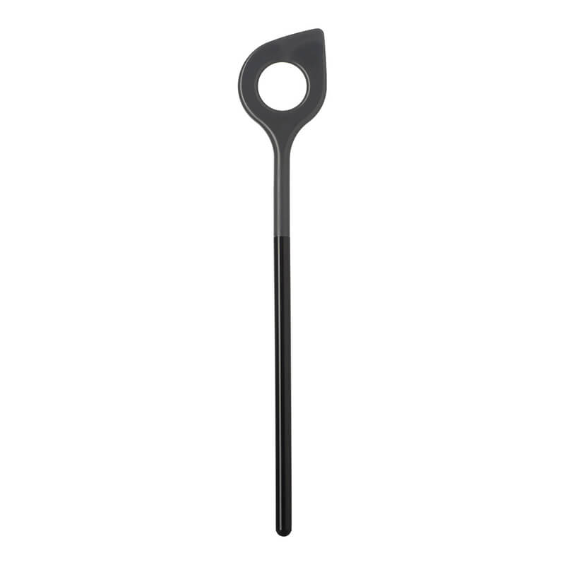 Rosti Rührlöffel mit Ecke & Loch Optima hitzebeständig schwarz, 31 cm weitere Ansicht Rosti Rührlöffel mit Ecke & Loch Optima hitzebeständig schwarz, 31 cm