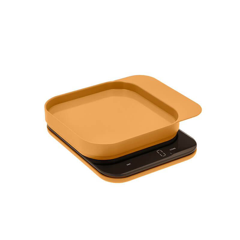 Rosti Mensura digitale Küchenwaage mit Schüssel, curry weitere Ansicht Rosti Mensura digitale Küchenwaage mit Schüssel, curry