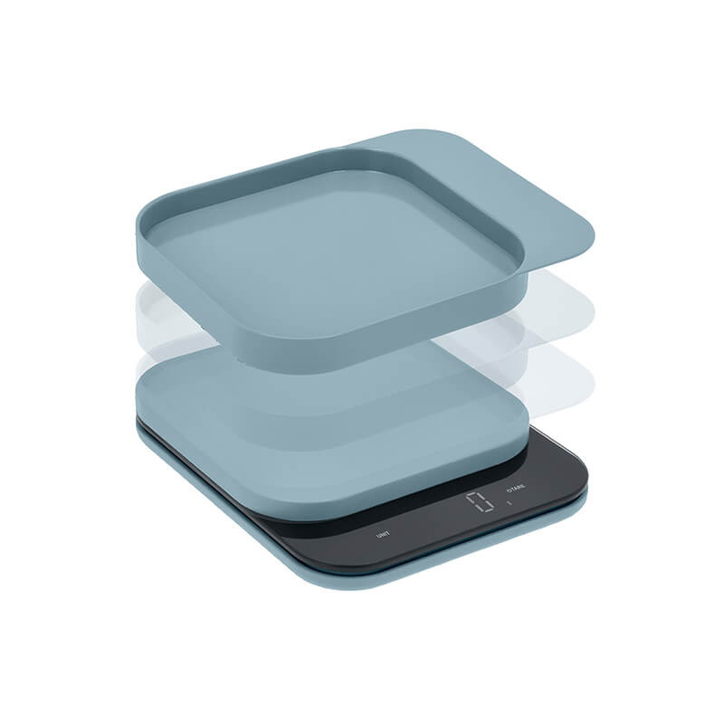 Rosti Mensura digitale Küchenwaage mit Schüssel, dusty blue weitere Ansicht Rosti Mensura digitale Küchenwaage mit Schüssel, dusty blue