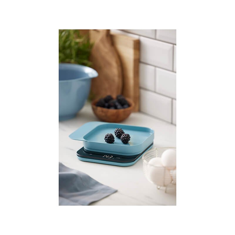 Rosti Mensura digitale Küchenwaage mit Schüssel, dusty blue weitere Ansicht Rosti Mensura digitale Küchenwaage mit Schüssel, dusty blue