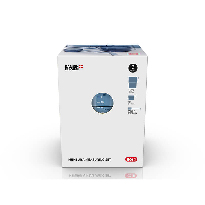 Rosti Messbecher Set 3-teilig aus Kunststoff, dusty blue weitere Ansicht Rosti Messbecher Set 3-teilig aus Kunststoff, dusty blue