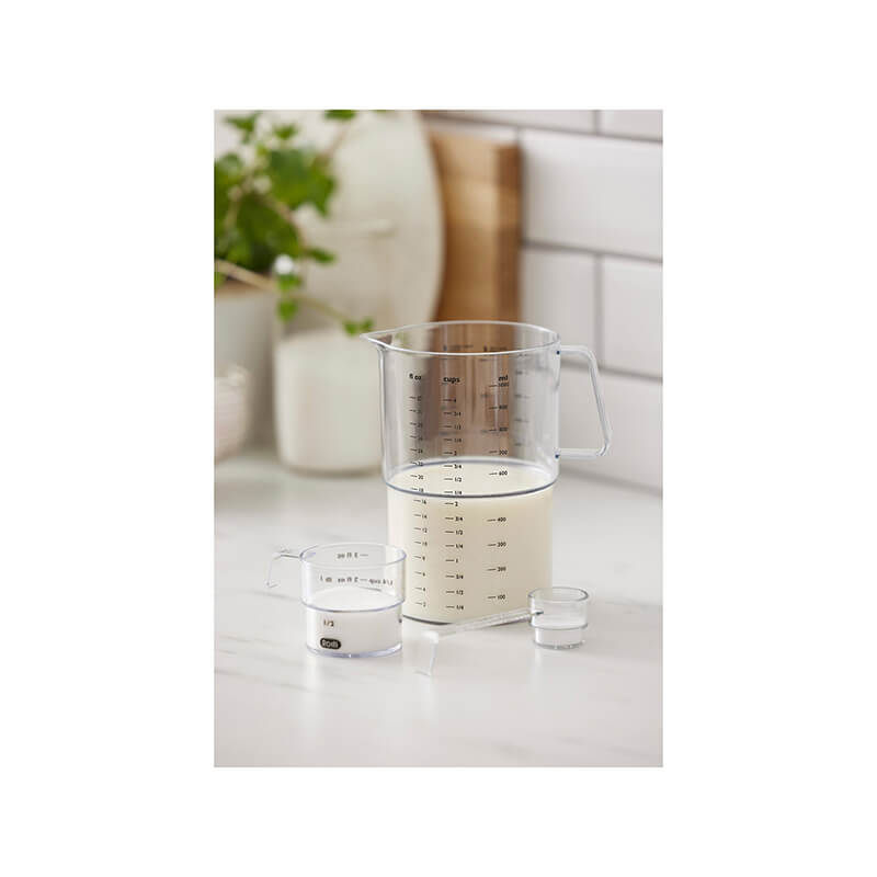 Rosti Messbecher Set 3-teilig aus Kunststoff, klar weitere Ansicht Rosti Messbecher Set 3-teilig aus Kunststoff, klar