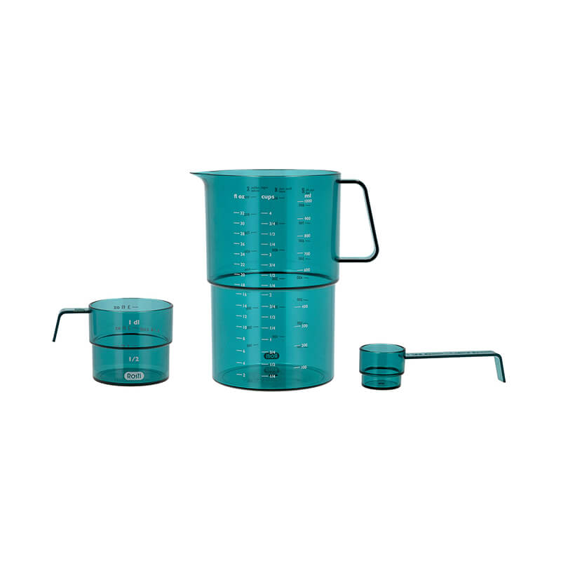 Rosti Messbecher Set 3-teilig aus Kunststoff, nordic green weitere Ansicht Rosti Messbecher Set 3-teilig aus Kunststoff, nordic green