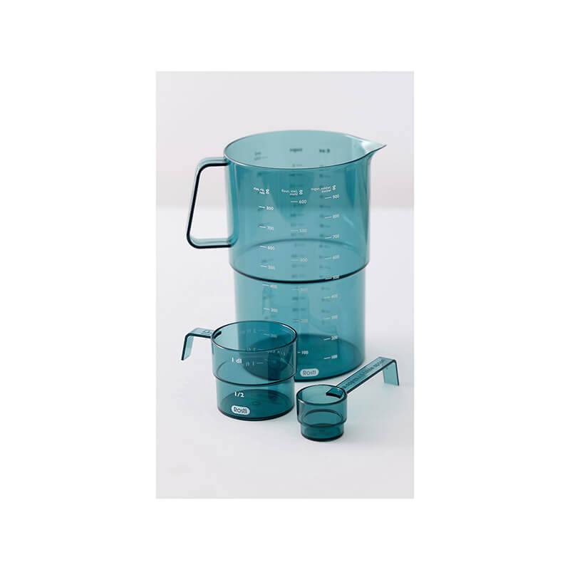 Rosti Messbecher Set 3-teilig aus Kunststoff, nordic green weitere Ansicht Rosti Messbecher Set 3-teilig aus Kunststoff, nordic green