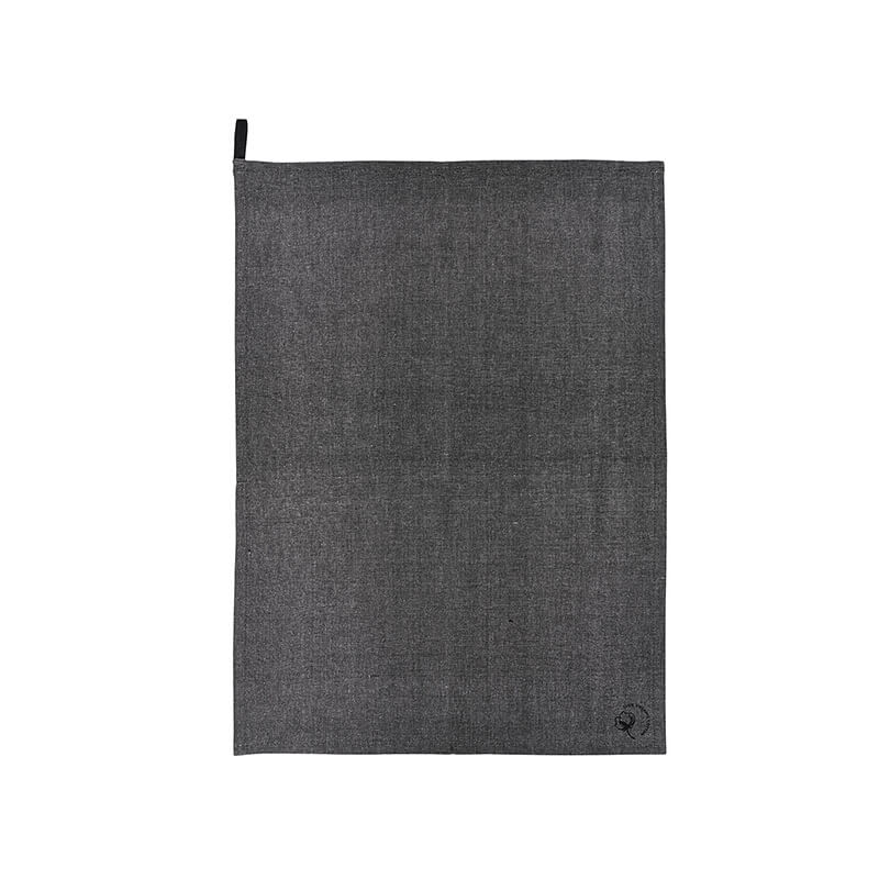 Södahl Geschirrtuch Chambray aus Baumwolle 50 x 70, schwarz weitere Ansicht Södahl Geschirrtuch Chambray aus Baumwolle 50 x 70, schwarz