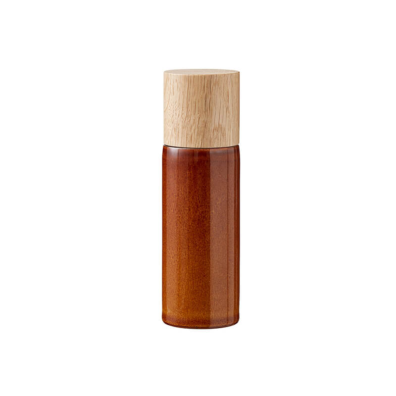 BITZ Salz- und Pfeffermühle aus Steinzeug 17 cm, amber weitere Ansicht BITZ Salz- und Pfeffermühle aus Steinzeug 17 cm, amber