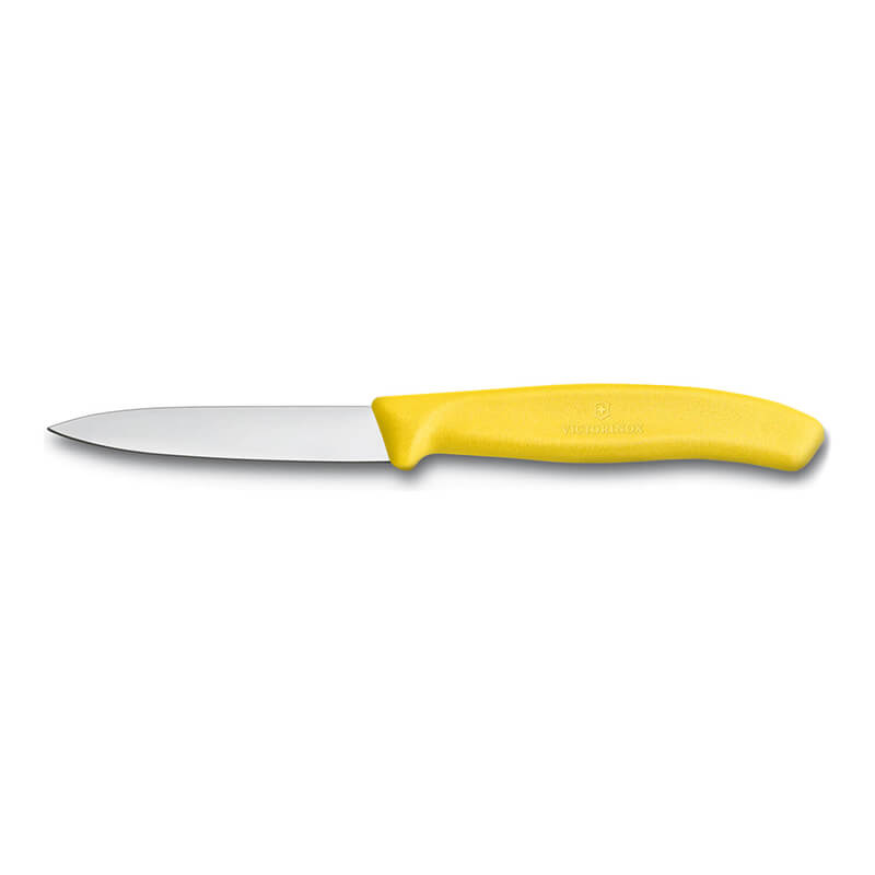 Victorinox Gemüsemesser Swiss Classic 8 cm mit geradem Schliff, Griff gelb weitere Ansicht Victorinox Gemüsemesser Swiss Classic 8 cm mit geradem Schliff, Griff gelb