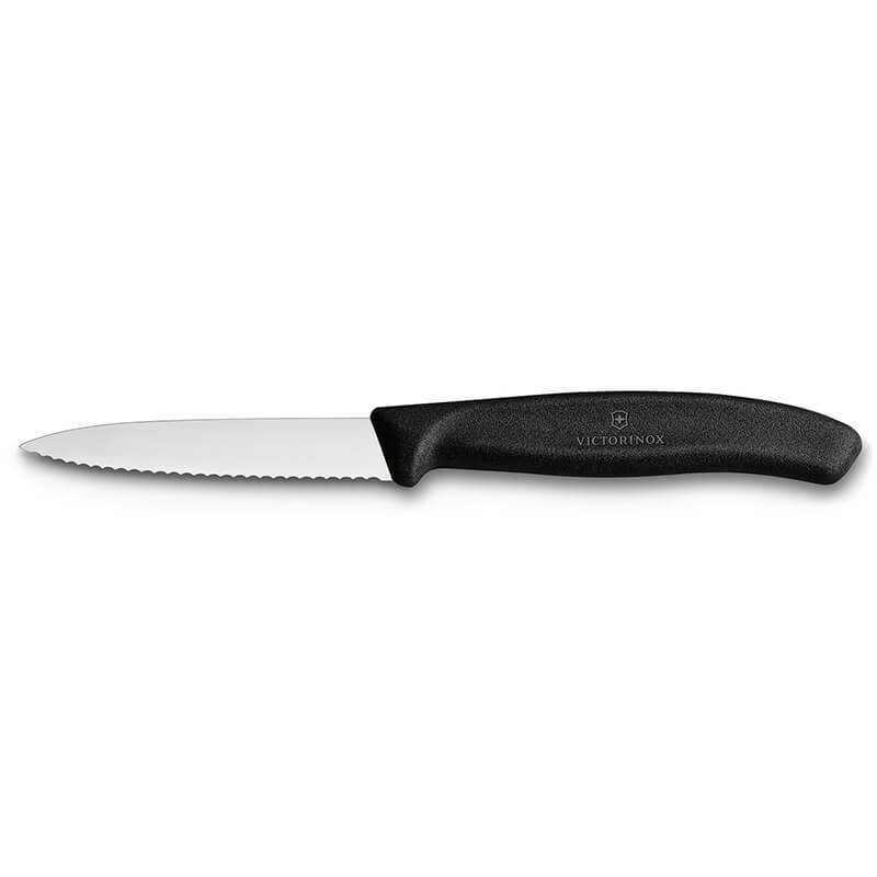 Victorinox Gemüsemesser Swiss Classic 8 cm mit Wellenschliff, Griff schwarz weitere Ansicht Victorinox Gemüsemesser Swiss Classic 8 cm mit Wellenschliff, Griff schwarz