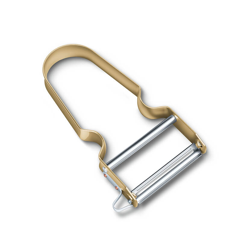 Victorinox Sparschäler Rex mit gerader Klinge, cashew weitere Ansicht Victorinox Sparschäler Rex mit gerader Klinge, cashew