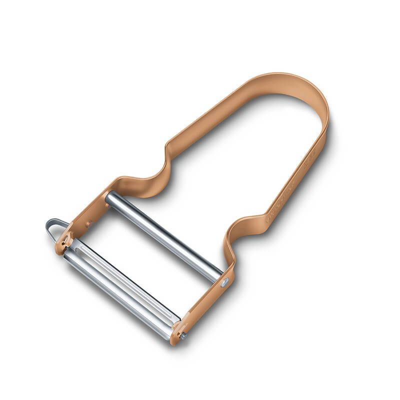 Victorinox Sparschäler Rex mit gerader Klinge, cinnamon weitere Ansicht Victorinox Sparschäler Rex mit gerader Klinge, cinnamon