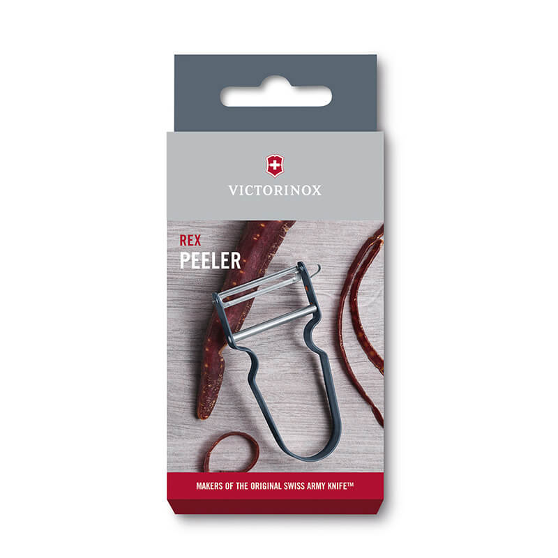 Victorinox Sparschäler Rex mit gerader Klinge, blueberry weitere Ansicht Victorinox Sparschäler Rex mit gerader Klinge, blueberry
