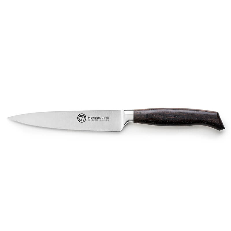 Mondogusto Filiermesser flexibel 15 cm rostfrei, Griff Eiche geräuchert weitere Ansicht Mondogusto Filiermesser flexibel 15 cm rostfrei, Griff Eiche geräuchert