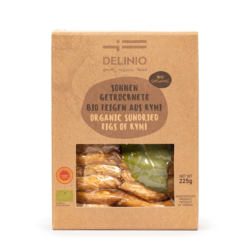 Feigen sonnengetrocknet Bio aus Griechenland von DELINIO, 225 g